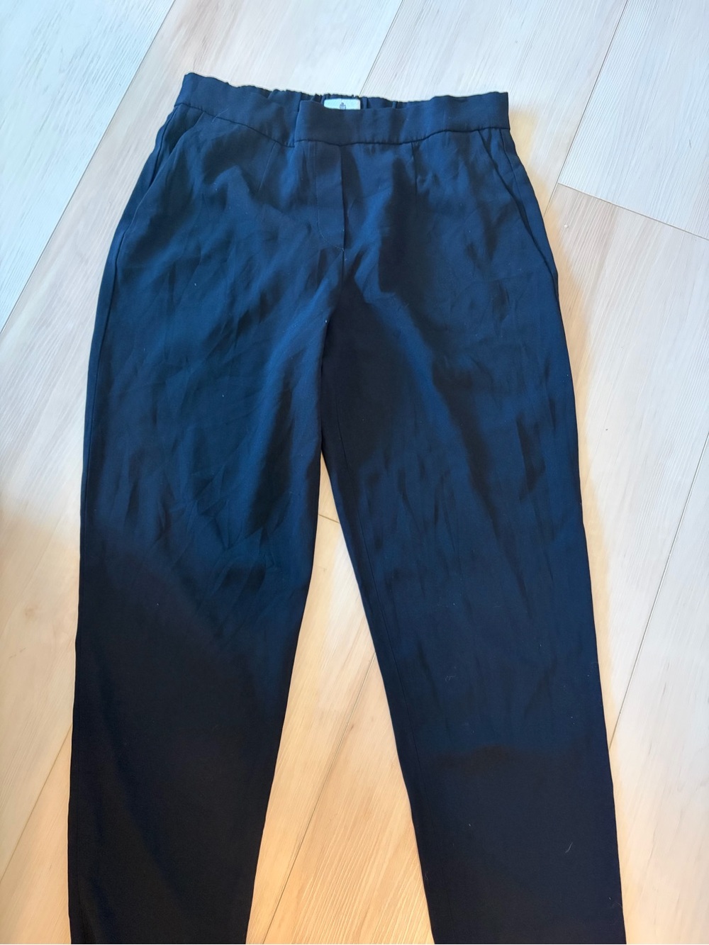 Aritzia Black Straight-Leg Dress Pants